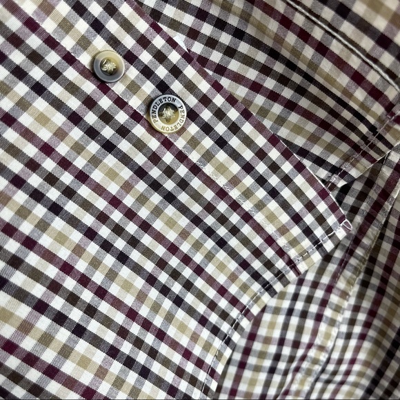 Pendleton Wrinkle Resistant Broadway Cloth Shirt Size Medium - Picture 8 of 12